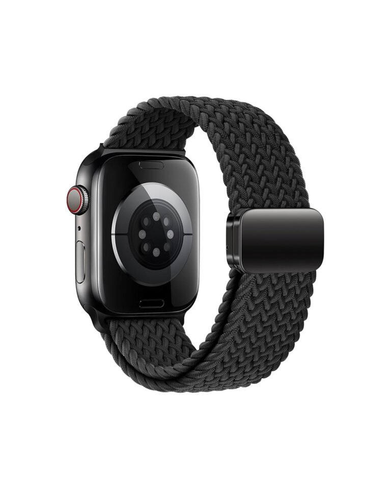 Black Magnetic Braided Strap for Apple Watch