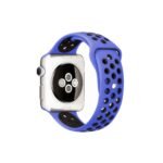 Blue & Black Perforated Sport Band for Apple Watch