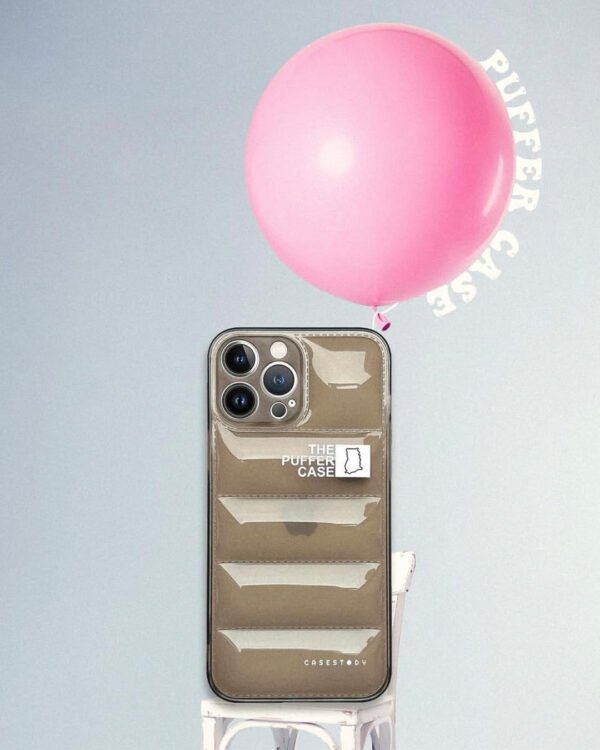 Dark-Tinted Puffer iPhone Case