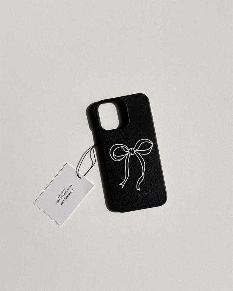 Midnight Bow Phone Case