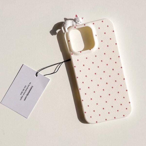Pink Polka Dot Phone Case