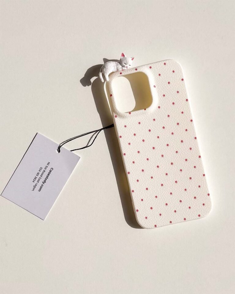 Pink Polka Dot Phone Case