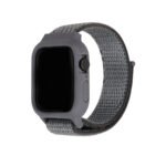 Apple Watch Rugged Strap with Nylon Loop and Protective Case – Dark Grey