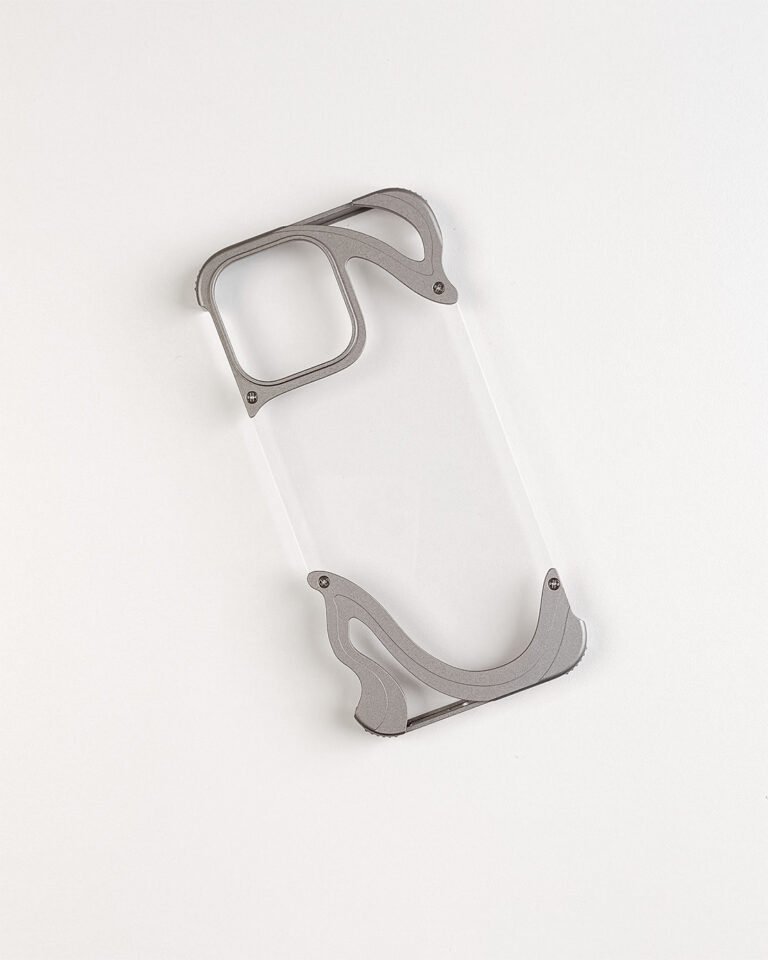 Rugged Transparent Phone Case For 16 Pro Max - Grey