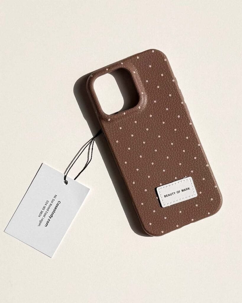 Stippling Brown Phone Case