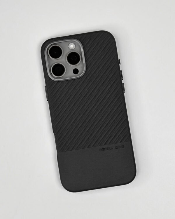 Two Shade Of Black iPhone Case