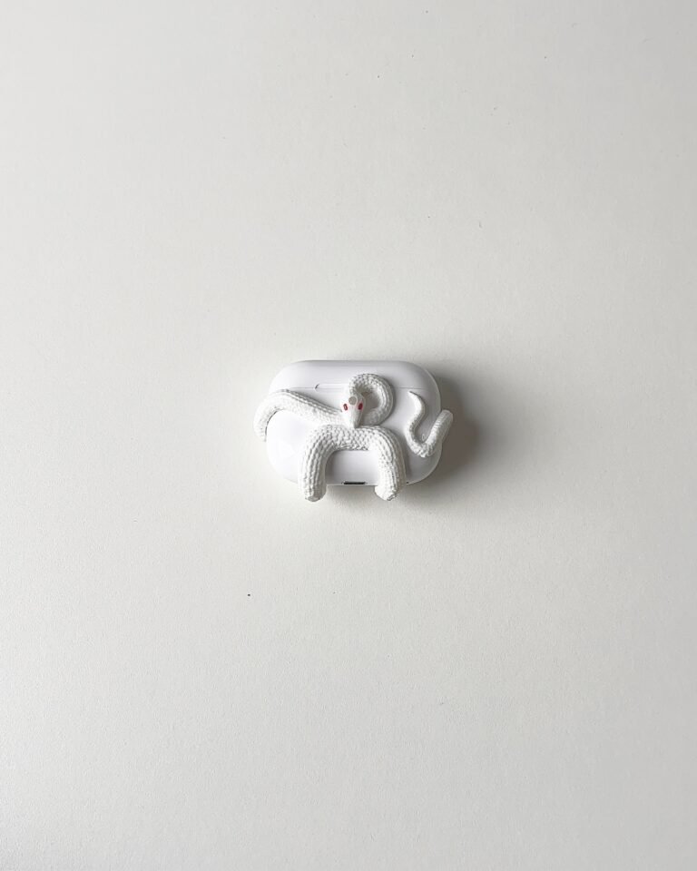 White Venom Airpod Case