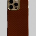 Burgundy Lux Weave For 16 Pro Max