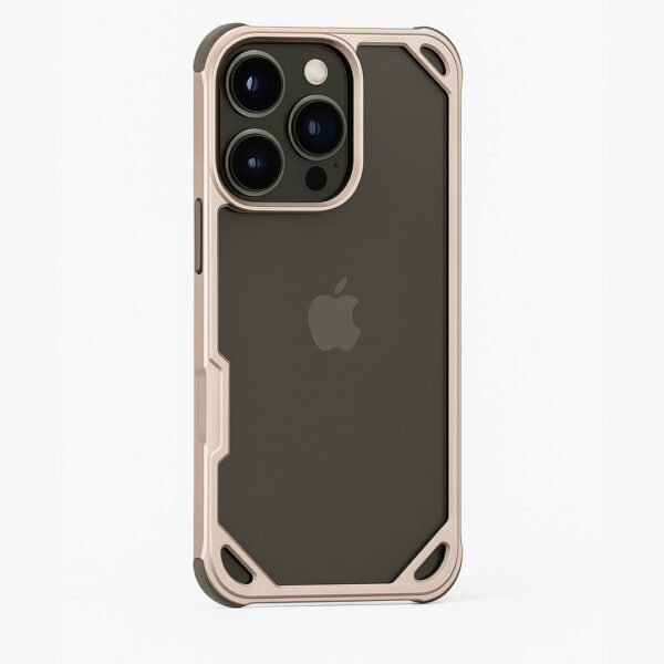 Golden Shell Case For iPhone 16 Pro Max