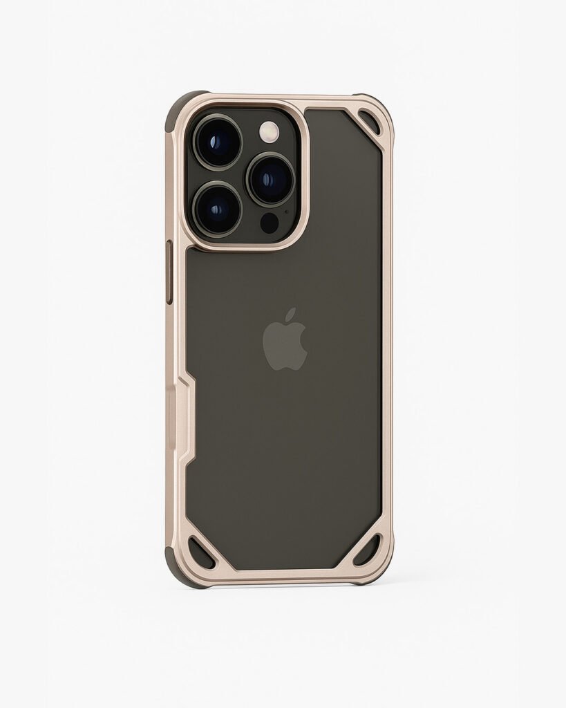 Golden Shell Case For iPhone 16 Pro Max