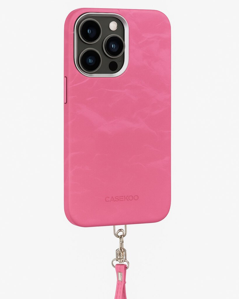 Pink Suede Case For iPhone 16 Pro Max