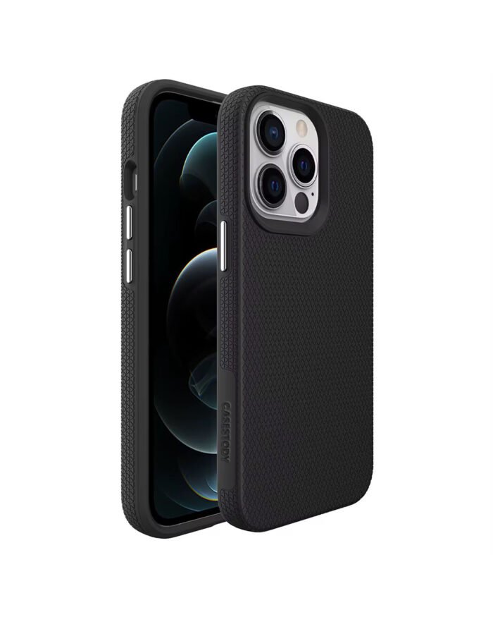 2-in-1 Grip iPhone Case with Dual-Layer Protection, Raised Edges, Anti-Scratch, and Comfortable Grip