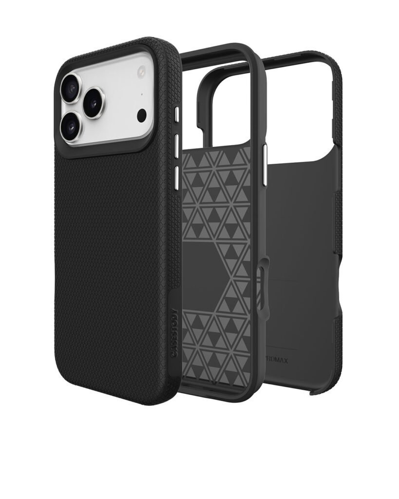 2-in-1 Grip iPhone Case with Dual-Layer Protection, Raised Edges, Anti-Scratch, and Comfortable Grip
