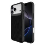 CS Carbon Fiber Phone Case with Shock Pocket Technology, Anti-Scratch, Raised Edges, and Rubber Grip