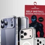 TrioGuard iPhone Case, Micro Clear MagSafe Case, and Self-Install Screen Protector bundle for all iPhone