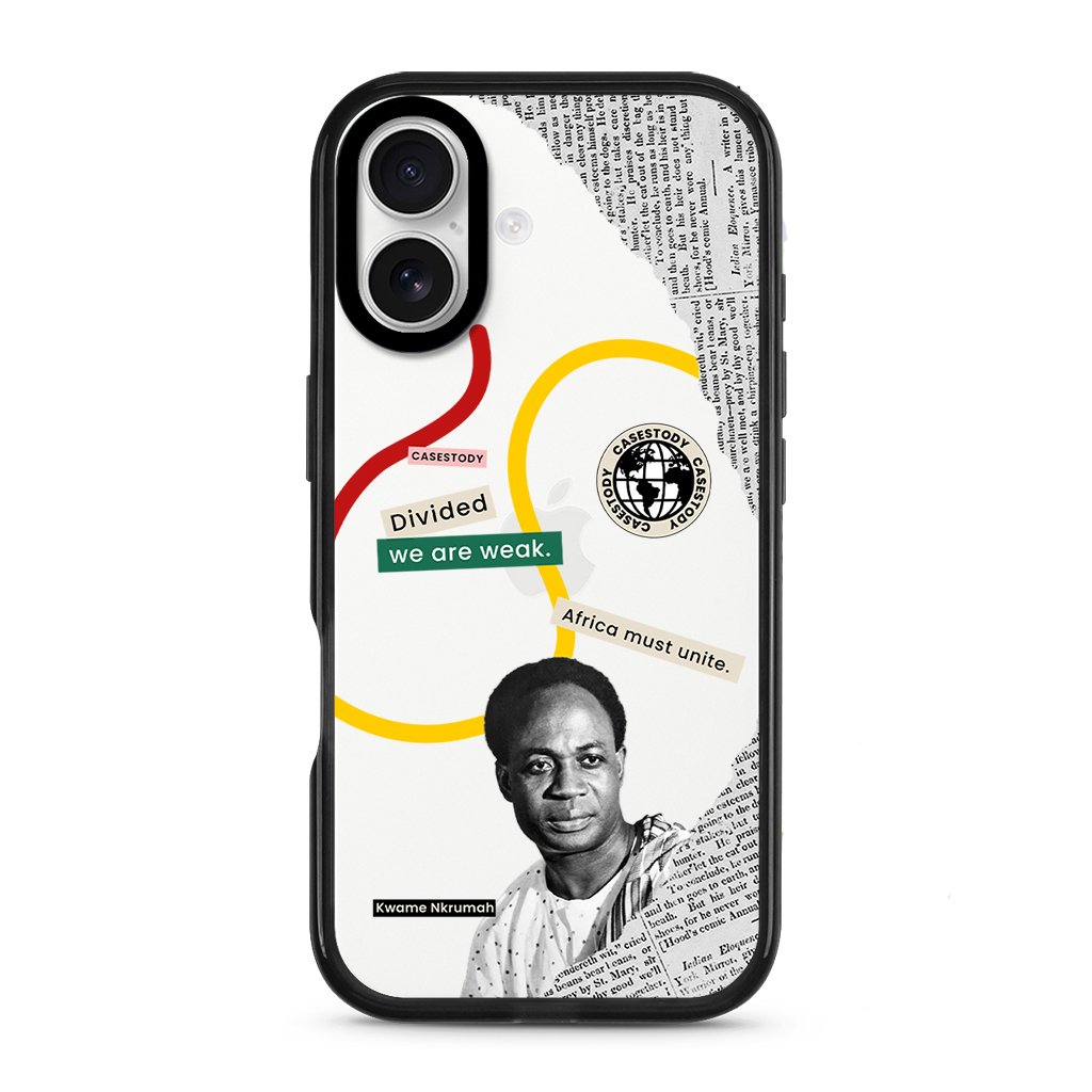 Kwame Nkruma 1-White Nkrumah V1 Case for iPhone 17 - Image 1