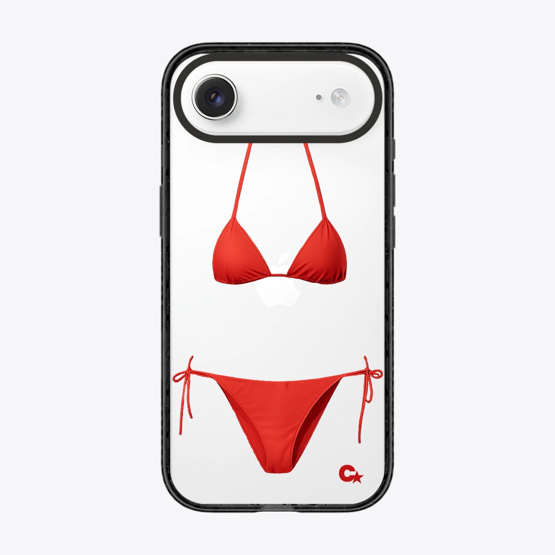 Red Bikini-White Red Bikini Case for iPhone 17 Air - Image 1