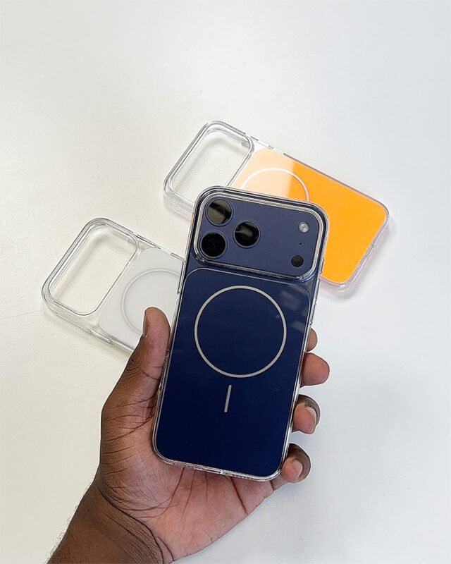Glass Clear Case for 17 Pro Max