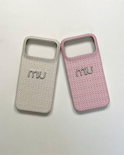 Miu Woven Case for 17 Pro Max - Image 1
