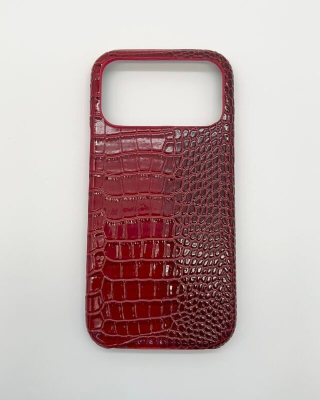 Timsah Edgeless Case ( 2 Shades of Red )
