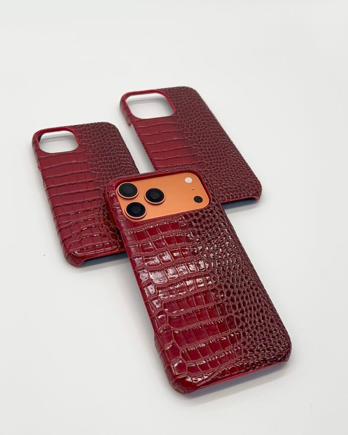 Timsah Edgeless Case ( 2 Shades of Red )