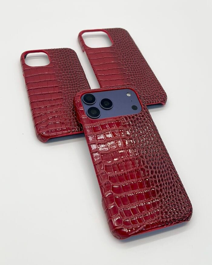 Timsah Edgeless Case ( 2 Shades of Red )