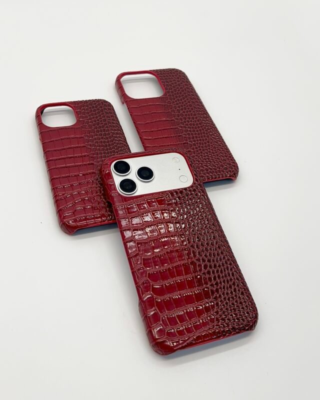 Timsah Edgeless Case ( 2 Shades of Red )