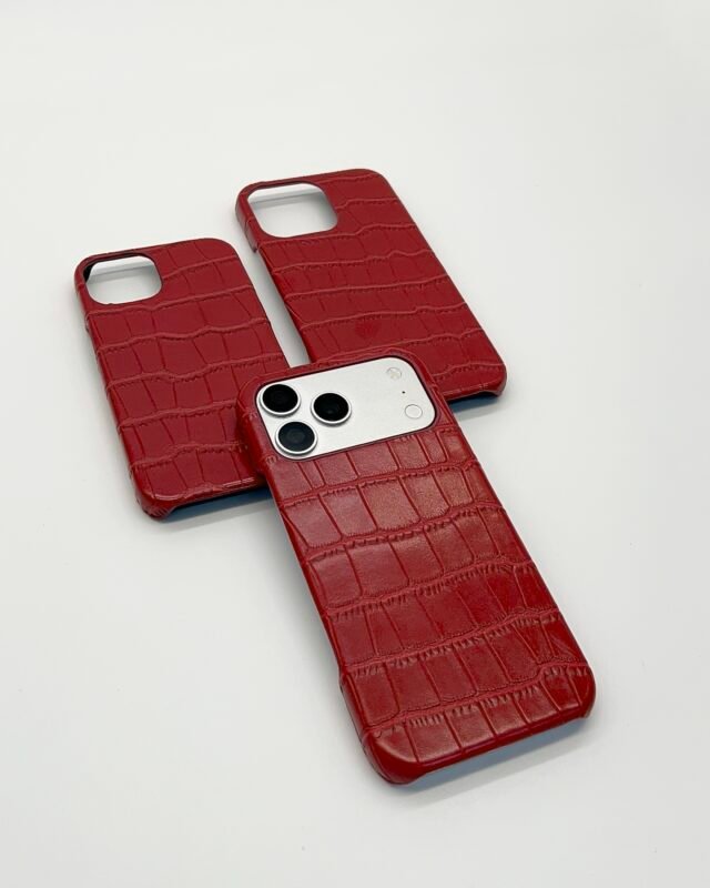 Timsah Patterned Case (Red)