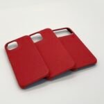 Red Leather iPhone Case