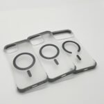 Edgeless Transparent Magsafe Case (Grey)