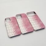 Pink Mirage Leather iPhone Case