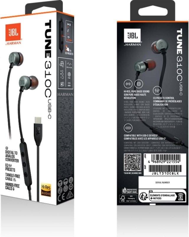 JBL by Harman Tune 310C Earpods