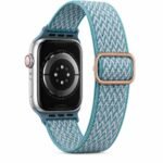 Teal Chevron Woven