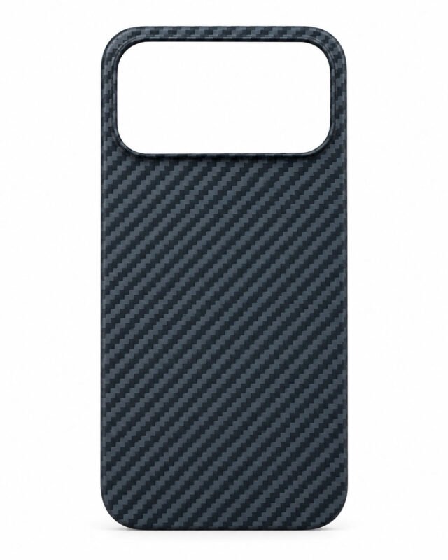 Ultra-thin Full Edge Carbon Fiber Case – 17 Pro Max