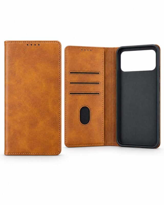 The Leather Flip Wallet Case For iPhone 17 Pro Max