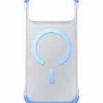 Edgeless Transparent Magsafe Case (Blue)