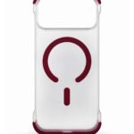 Edgeless Transparent Magsafe Case (Wine)